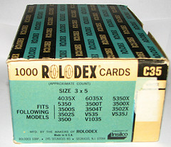 Rolodex Card Box